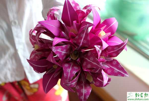 百合花的折法手工圖解步驟及教程方法