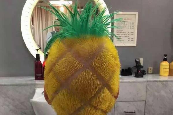 菠蘿頭發型圖片大全