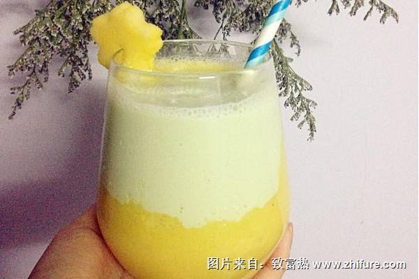 菠蘿奶昔的做法大全