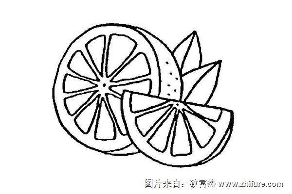 檸檬簡筆畫步驟（圖解）