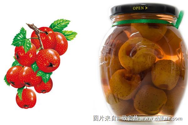山楂罐頭的制作方法