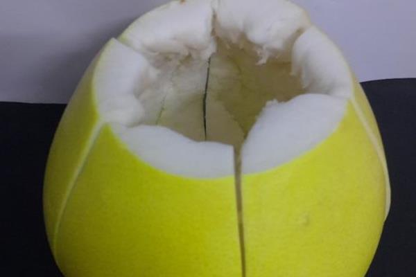 柚子燈籠手工制作方法（圖解）