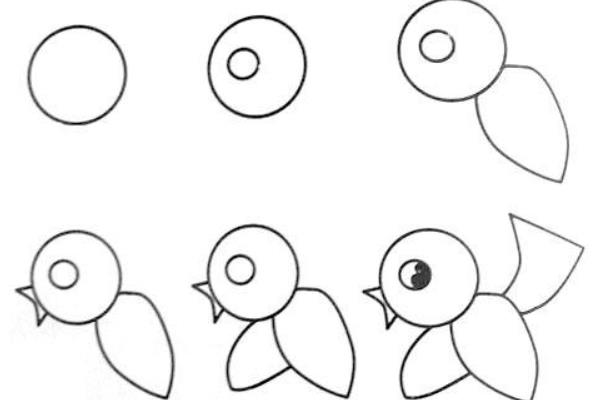 牡丹花簡筆畫怎么畫(圖解步驟)