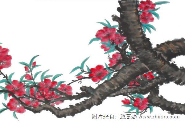 桃樹怎么畫（圖解步驟）