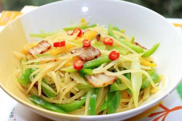 尖椒土豆絲的做法大全