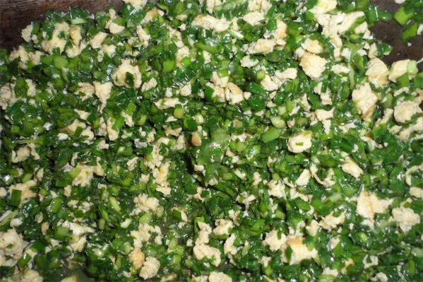 韭菜雞蛋餃子餡的做法大全