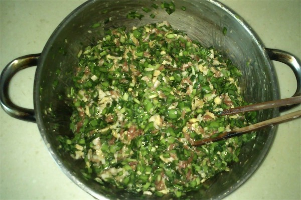 韭菜雞蛋餃子餡的做法大全