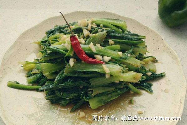 蒜蓉油麥菜的做法大全
