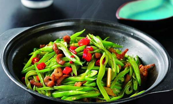 扁豆絲炒肉絲的做法大全