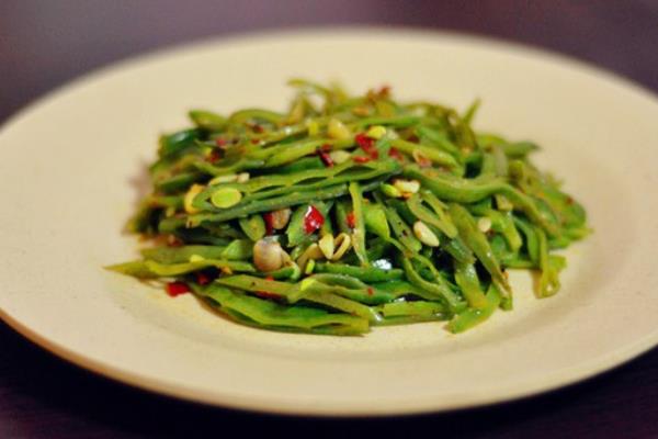 扁豆絲炒肉絲的做法大全