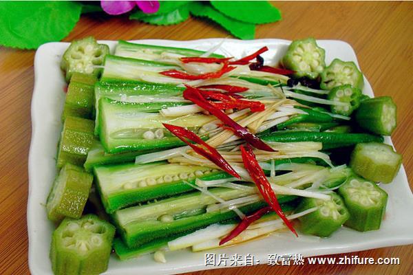 涼拌秋葵的做法大全