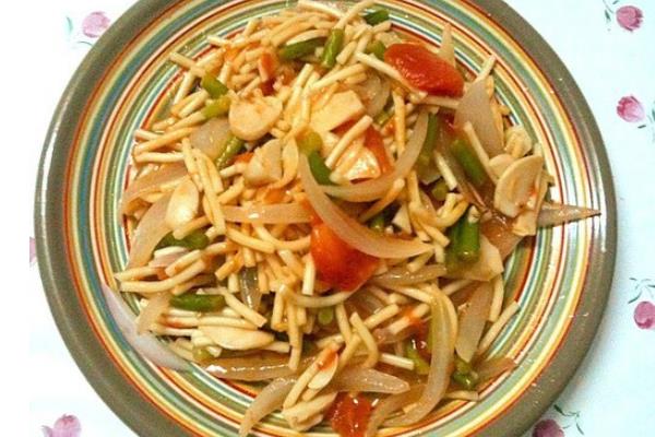 西紅柿洋蔥炒面的做法大全