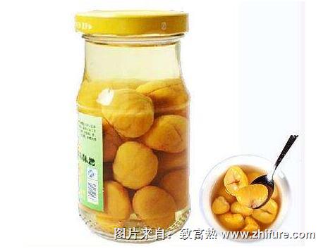 桂花栗子罐頭的制作工藝