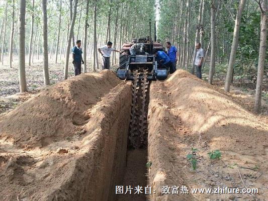 開溝機安全操作注意事項