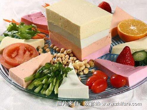 彩色豆腐的制作過程