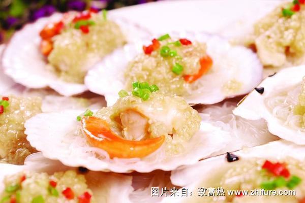 蒜蓉粉絲蒸扇貝的做法