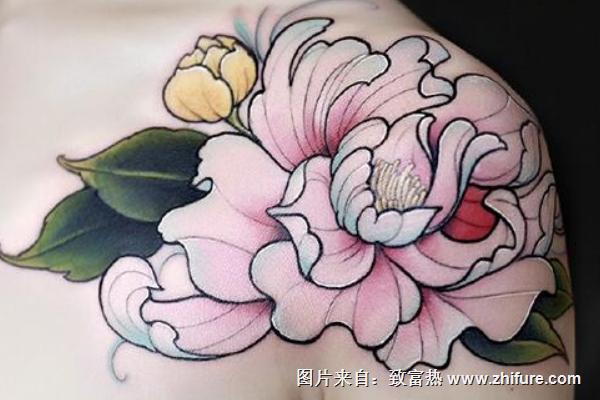 牡丹花紋身圖案大全