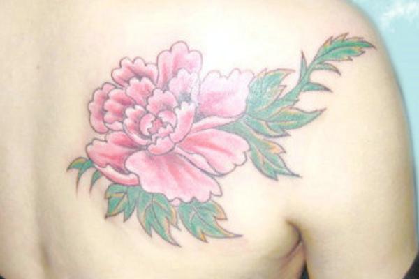 牡丹花紋身圖案大全