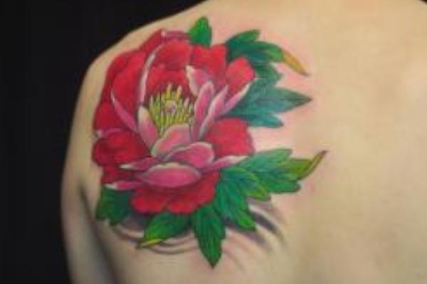 牡丹花紋身圖案大全