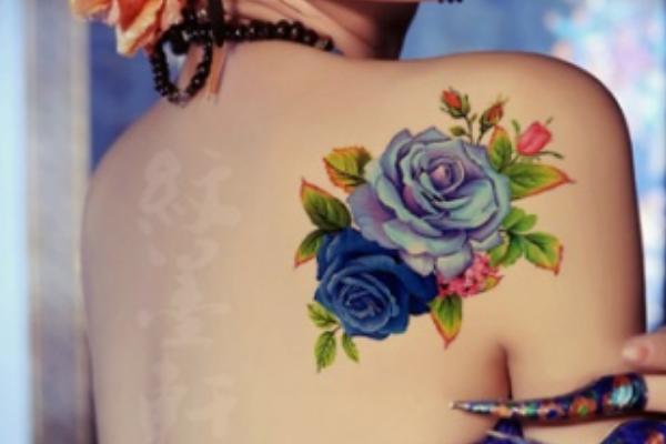 牡丹花紋身圖案大全