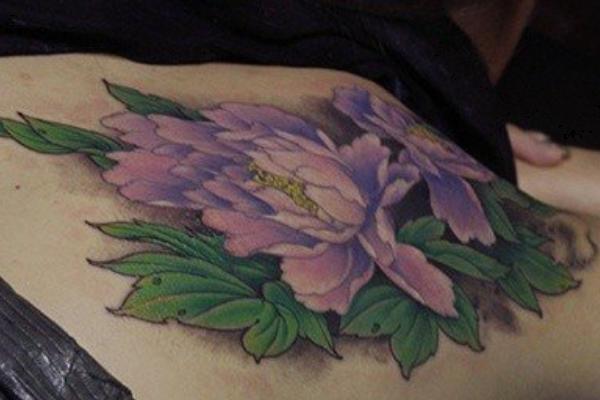 牡丹花紋身圖案大全
