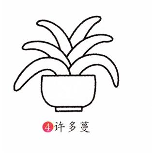 蘭花簡筆畫怎么畫(圖解步驟)