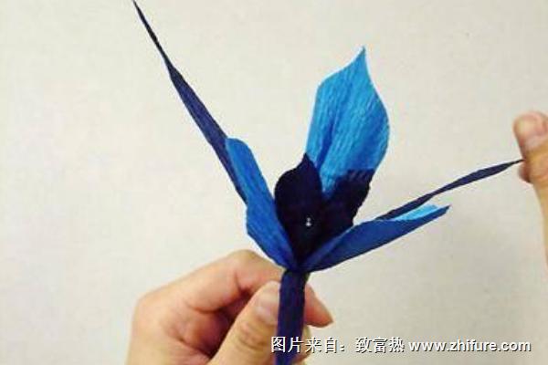 蘭花的折法(圖解步驟)