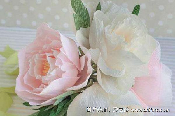 牡丹花的折法(圖解步驟)