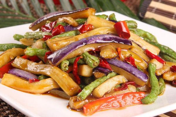 豆角燒茄子的做法