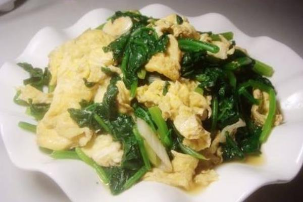 菠菜炒雞蛋的做法大全 家常菠菜炒雞蛋怎么做