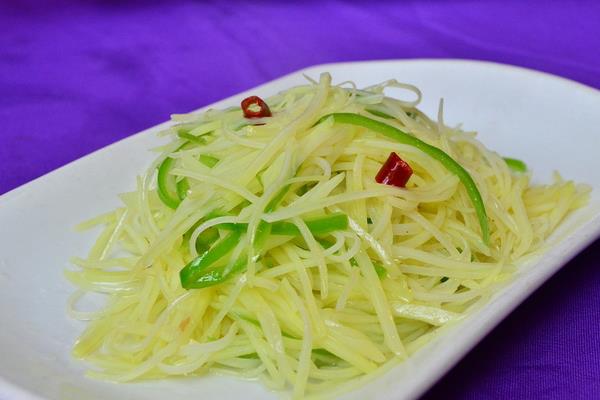 青椒土豆絲的做法大全