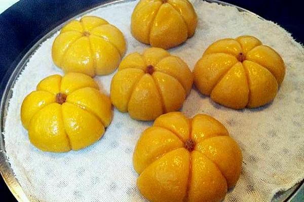 南瓜饅頭的詳細制作方法  南瓜饅頭形狀花樣