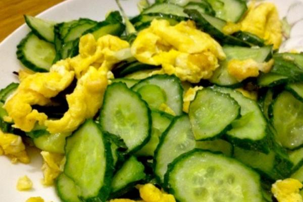 黃瓜炒雞蛋的做法大全