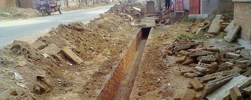 農村沒有下水道怎么辦