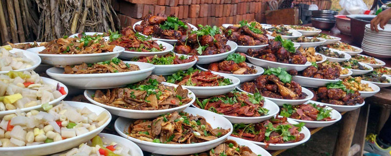 農村辦酒席菜單