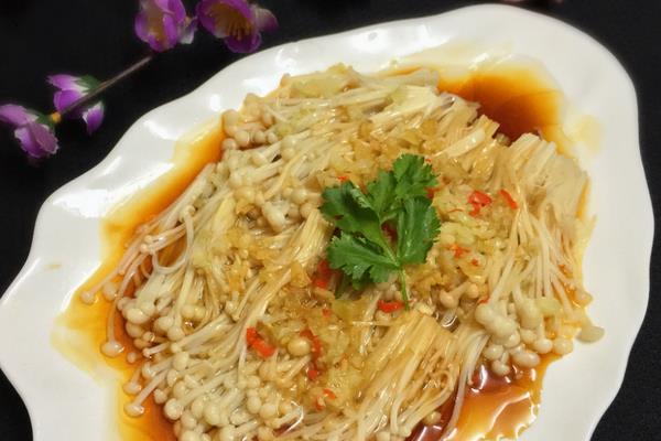 蒜蓉金針菇正宗做法 蒜蓉金針菇怎么做簡單又好吃