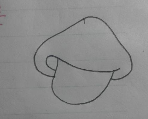 蘑菇簡筆畫（圖解步驟） 蘑菇怎么畫