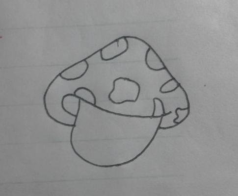 蘑菇簡筆畫（圖解步驟） 蘑菇怎么畫