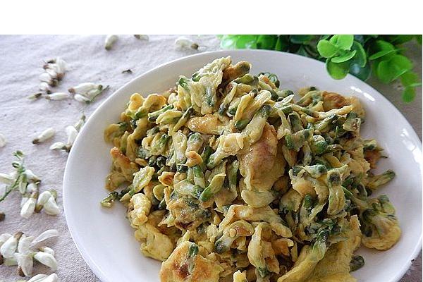 槐花炒雞蛋怎么做好吃 槐花炒雞蛋家常做法