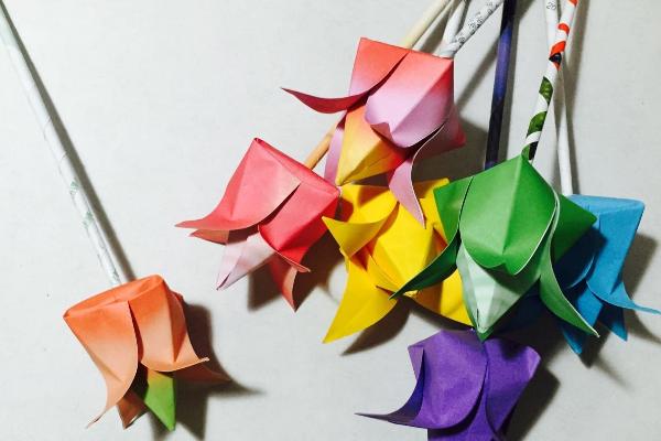 郁金香怎么折（圖解步驟） 郁金香簡筆畫步驟教程