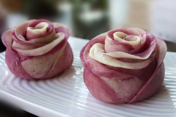 紫薯花卷最簡單的做法 紫薯糯米滋的做法