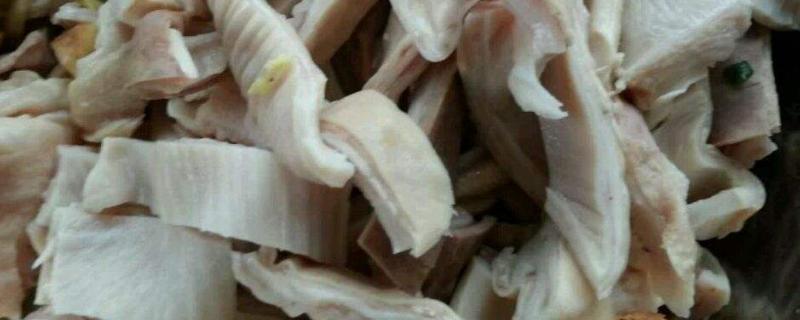 洗豬肚子最簡單的方法（洗干凈的妙招）